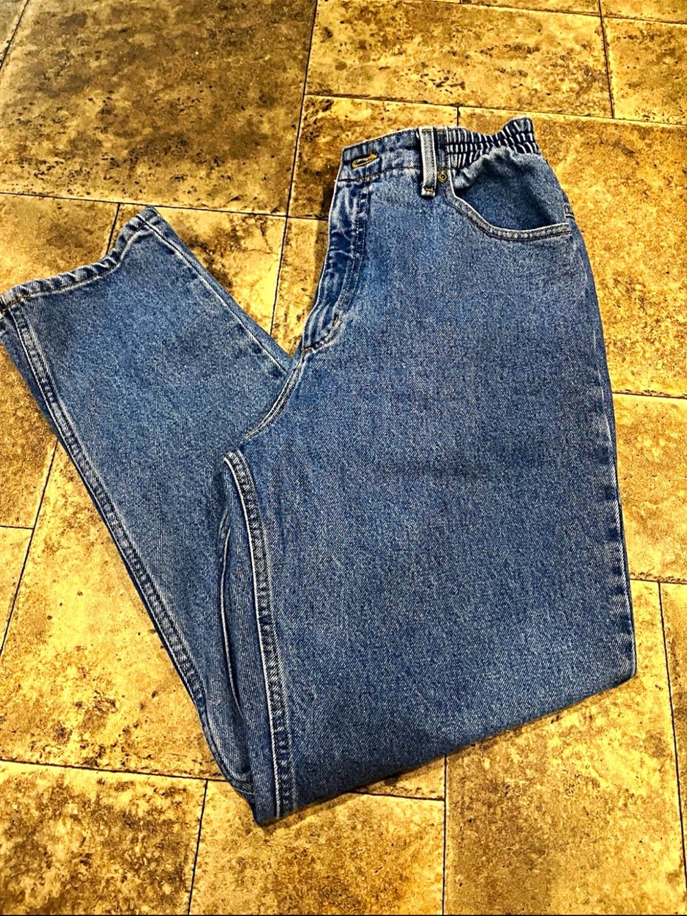 L.L. Bean Women's Vintage Original Fit Relaxed Jeans Size 12 Denim High Waisted